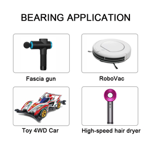 Baja tahan karat sikat karbon, bantalan baja 623ZZ, 3x10x4 bantalan bola alur dalam - Product Image 4