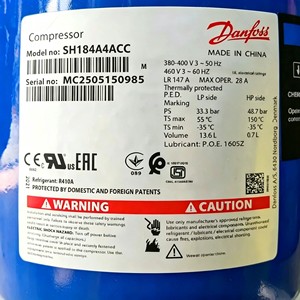 Compresseur Scroll SH161A3ALC pour la réparation et le remplacement des systèmes de climatisation et de réfrigération commerciaux - Product Image 5