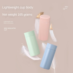 Nuevo Vaso Portátil de 200 ml, Mini Vaso de Bolsillo de Acero Inoxidable 316, Vaso Recto de Alta Calidad para Regalos Empresariales para Hombres y Mujeres - Product Image 1