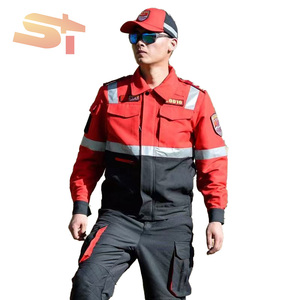 SIKE Feuerwehr Orange Schutzanzüge Aluminisiert Herren Mit Lagen Uniform Zertifikat Kinder Feuerwehranüge Hitze - Product Image 4