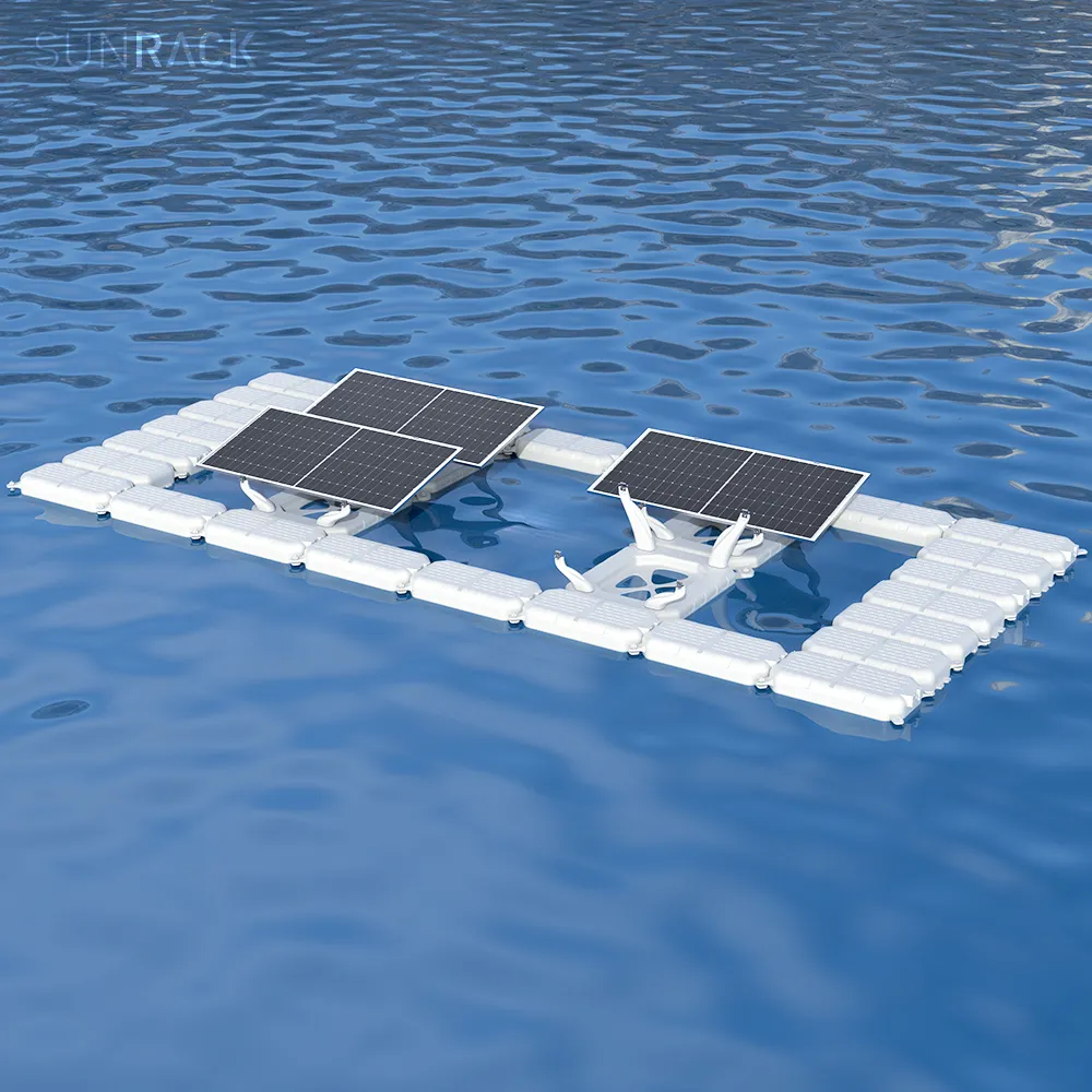 Sunrack güneş panelleri Walter platformu yüzer montaj sistemi yapısı