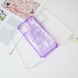 Nhà Máy Giá 3-in-1 TPU + PC long lanh Epoxy trong suốt khung trường hợp điện thoại - Product Image 1