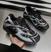 Designer Baskets tendance de haute qualité Chaussures de marche sportives avec fermeture à lacets Amorti et caractéristiques d'augmentation de la hauteur