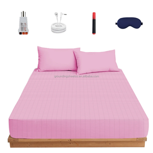 Draps de mise à la terre en tissu conducteur doux <span class=keywords><strong>pour</strong></span> un sommeil profond, une relaxation et un équilibre corporel - Product Image 1