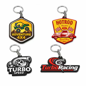 OEM Outdoor Style Diebossed Soft Rubber Racing <b>Keychain</b> <b>Custom</b> Logo Pvc Car Club <b>Keychain</b> For Promotional - Product Image 1