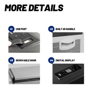 Frigorifero elettrico per auto piccola <span class=keywords><strong>da</strong></span> 24v Alpicool 12v 24v 15L Mini-taglie fuoristrada - Product Image 6