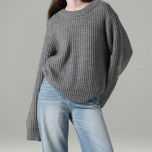 <span class=keywords><strong>Pull</strong></span>-over ample et épais en laine mélangée pour <span class=keywords><strong>femme</strong></span>, style <span class=keywords><strong>vintage</strong></span> américain - Product Image 5