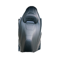 Coussin de siège de moto en cuir de style rétro Honda, kit de montage durable pour carrosserie et cadre en plastique