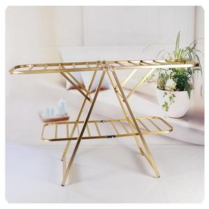 Porte-vêtements pliable en aluminium de haute qualité, support pour vêtements, séchoir à linge extérieur, porte-vêtements pliable ALSR-8020R - Product Image 2