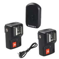 Disparador de Flash Inalámbrico Universal Lovefoto PT-04GY de 4 Canales y 433MHz con 2 Receptores, Velocidad Sincrónica Máxima de 1/250s para Cámara