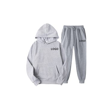 Conjunto Deportivo con Capucha Estampado, Estilo Urbano, Transpirable, Resistente a las Arrugas, Conjunto Deportivo de Dos Piezas para Parejas - Product Image 1