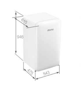 Réfrigérateur et Congélateur Intégrés 220V 121L Directement de l'Usine, Appareils Électroménagers Cool BC-121C Mini avec Mini Réfrigérateur - Product Image 5