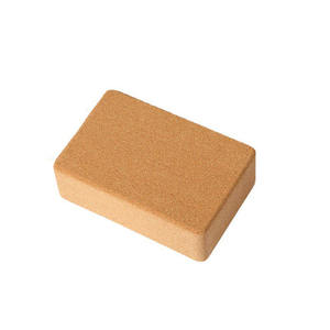 Blocs de yoga en liège naturel avec logo personnalisé, brique de yoga antidérapante haute densité, équipement de fitness robuste, support pour exercices de yoga - Product Image 5