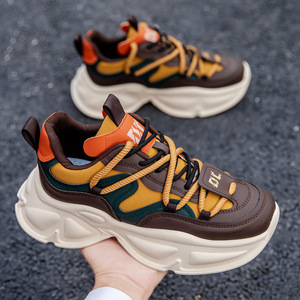 New Men's Thick Soled Dad Shoes, Student Trend Shoes, Sports and Casual Shoes, Fashionable and Versatile Men's Shoes - Product Image 2