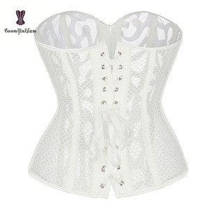 Taglie forti xxxxxxxl Sexy maglia reggiseno Shaper maglia <span class=keywords><strong>Bustier</strong></span> <span class=keywords><strong>bianco</strong></span> e nero donna corsetto <span class=keywords><strong>Top</strong></span> con mutandina - Product Image 6