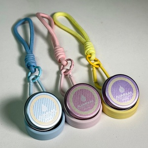 Pot en aluminium rechargeable pour crème et baume à lèvres avec porte-clés, emballage cosmétique, boîte en aluminium ronde de 15 ml - Product Image 4