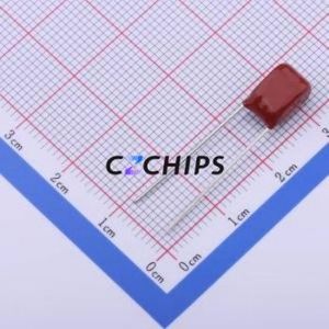 Condensador de película PE105J2A0502, componente de montaje en orificio (THT), P=5mm, 1uF, 5%, 100V, poliéster metalizado - Product Image 2