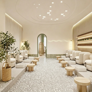 Custom Luxury Spa Beauty Salon station Interior Design Beauty Massage Shop Furniture Full Room Store decoration Renovation - Product Image 2