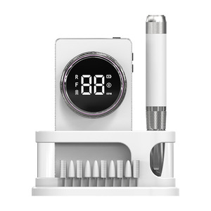 Machine à manucure professionnelle en aluminium 40000 tr/min, portable, sans balais, rechargeable, pour ongles en acrylique, gel et naturels, faible bruit - Product Image 2