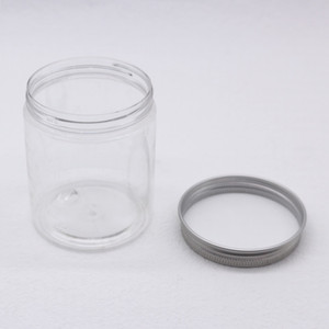 Bán Sỉ Hộp Đựng Thực Phẩm Mỹ Phẩm 100Ml 150Ml 200Ml 250Ml 300Ml Lọ Đựng Kem Mỹ Phẩm Nhựa Pet Màu Đen Hổ Phách Có Nắp Màu Trắng Đen - Product Image 2