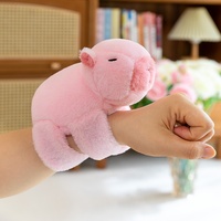 Bracelet Slap en Peluche Capybara Doux de Qualité Supérieure, Jouet de Poignet Sûr pour Bébé, Unisexe, pour Nourrisson, Tout-petit, Nouveau-né, Adorable Cadeau en Peluche