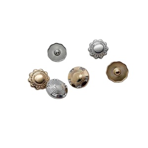 กระดุมอัลลอยด์เสื้อสเวตเตอร์กันลมสไตล์คลาสสิกเย็บด้วยมือ - Product Image 1