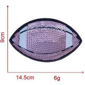 Atacado Bordado Lantejoulas Baseball Patches Camisas De Transferência Esporte Lantejoula Patch Camisa Ferro em Lantejoula Voleibol Patch - Product Image 3