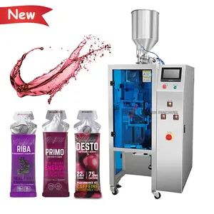 Automatic Liquid Energy Gel Irregular Shape Sachet Packaging Machine Small Fruit Juice Packaging Machine