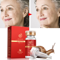 Essence d'escargot Meiyanqiong 100% acide hyaluronique liquide, essence éclaircissante pour les taches, réduit les pores, ampoule anti-acné, essence régénérante