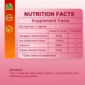 AegleWell Private Label Perawatan Kesehatan Ovarium Ekstrak Isoflavon Kedelai Sofetgel Perawatan Ovarium SoftGels - Product Image 2