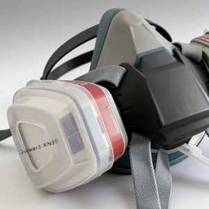 Respirador de Media Cara de Grado Profesional Directo de Fábrica |   Sistema de Filtro de Cambio Rápido para Pintura, Soldadura y Química - Product Image 2