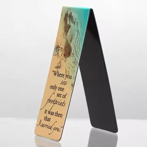 Promotional Custom Magnetic Bookmark Printing Cartoon Cute Magnet Bookmark Personalised Custom Metal Bookmark