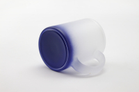 Tasses en verre dégradé vierges, gobelets en verre dépoli pour sublimation, tasses à bière personnalisées en verre coloré 11oz
