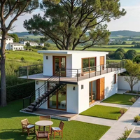 Maison modulaire temporaire respirante, anti-corrosion et durable avec installation rapide pour bureaux et camps de construction