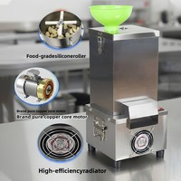 Machine à éplucher l'ail électrique commerciale 200W, 25KG/H, en acier inoxydable, éplucheur d'ail automatique pour usage en restaurant