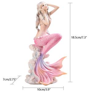 Bán Buôn Mùa Hè Thiết Kế Mới Hấp Dẫn Mermaid Bức Tượng Bức Tượng Cho Trang Trí Nội Thất - Product Image 2