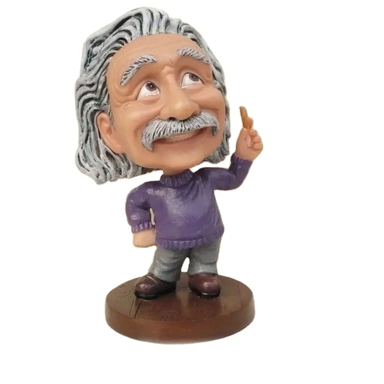 Anyway Resin Custom Einstein Figurine Bobble Head Decor For Home Decoration Souvenir