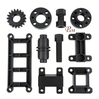 P&M Glass-Filled Nylon PA66+GF30 Injection Molded Parts High Strength Custom Plastic