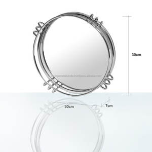 Bandeja decorativa de plata para decoración del hogar y servicio, centro de mesa, bandeja de boda, fabricante - Product Image 2