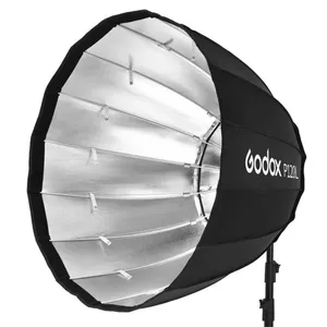 Godox P120l 120cm Parabolique Softbox Diamètre Réflecteur Diffuseur Pour Studio Speedlite Flash Softbox