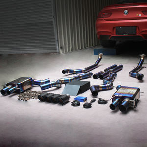 Silenciador Valvetronic Personalizado de Fábrica OEM, Sistema de Escape Catback para <span class=keywords><strong>BMW</strong></span> M6 E63 <span class=keywords><strong>V10</strong></span> 5.0L 2006--Tubo de Escape de Titanio - Product Image 5
