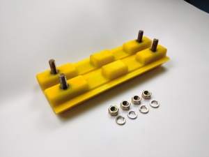 وسادة مسار عالية الجودة 260*120 مم لآلات تمهيد الأسفلت M2000/M1900/M1200، وسادة مشي بولي 2411111 لآلة تفريز الطرق - Product Image 4