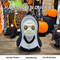 Canards en caoutchouc de la morteuse d'Halloween, squelettes et fantômes assortis, jouets de bain, cadeaux de fête, canards vampires en PVC, décorations d'Halloween