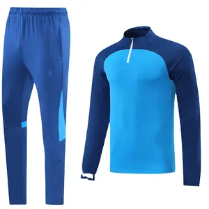 Custom Logo Set Team football shirt tracksuit soccer jerseys uniform Polyester Sport Jogging Training suit sets for men