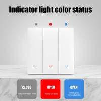 Interruptor de Luz Inteligente WiFi con Control Remoto, Temporizador Activado por Voz, Ahorro de Energía Doméstico, Compatible con Alexa y Google