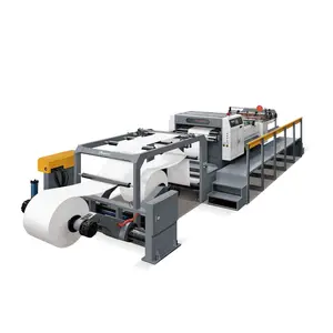 CM-1500A 4 bobine di carta Jumbo Reel to Sheet tagliatrice roll to sheet cutter