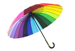 Ombrello Colorato Impermeabile ad Alta Densità, Fabbrica di Shenzhen, Personalizzazione Logo Giapponese, Ombrello Arcobaleno - Product Image 6