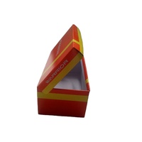 Boîte de présentation de chaussures en carton ondulé avec logo personnalisé, laminage mat, gaufrage et estampage, certifiée ISO9001