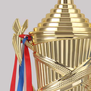 Trofeo de Fútbol 3D 2026, Elegante y Duradero, para Competiciones Deportivas de Alto Nivel, <span class=keywords><strong>Copa</strong></span> de Campeón de Plástico Dorada - Product Image 4