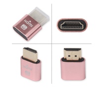 Adaptateur d'affichage virtuel HDMI 4K 60Hz avec prise factice DDC EDID VGA, émulateur d'affichage fantôme sans tête HDMI 4K